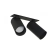 Nowodvorski Deckenspot 2-flammig GU10 Schwarz Metall Unterputz< Spots|Flurlampen