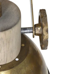 Steinhauer Deckenspot 3-flammig Holz Metall 59 cm E27 flexibel< Deckenleuchten|Spots