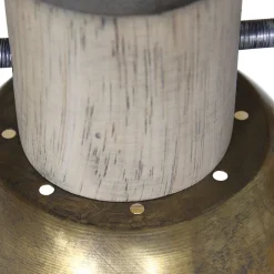 Steinhauer Deckenspot 3-flammig Holz Metall 59 cm E27 flexibel< Deckenleuchten|Spots