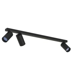 Nowodvorski Deckenspot 3-flammig Schwarz GU10 Metall verstellbar< Deckenleuchten|Flurlampen