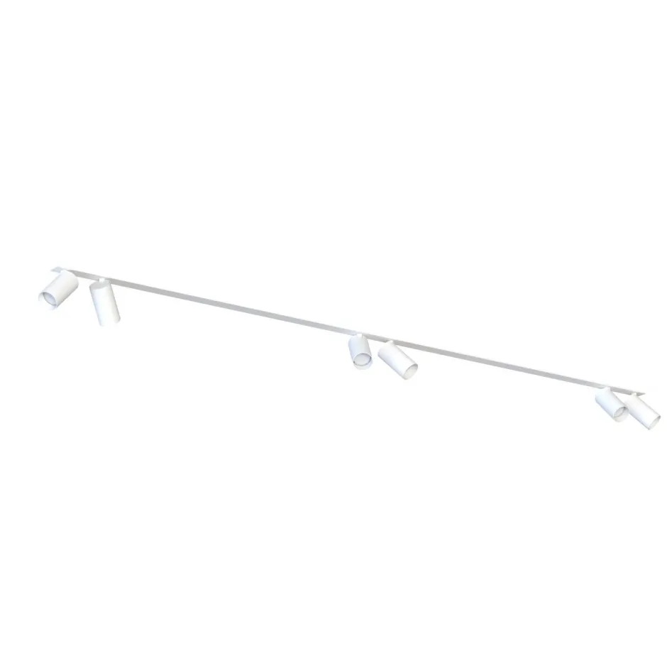 Nowodvorski Deckenspot groß 2x 2 m 6-flammig GU10 Weiß Unterputz< Deckenleuchten|Spots