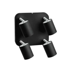 Nowodvorski Deckenspot in Schwarz 4-flmg< Deckenleuchten|Flurlampen