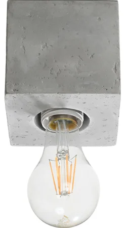 Spots|Küchenlampen*Sollux Deckenspot LABERIA Beton 10x10x10 cm Würfel klein für