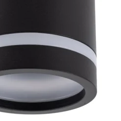 TK Lighting Deckenspot Metall Ø 5,5 cm H: 11 cm klein rund Schwarz GU10< Spots|Flurlampen