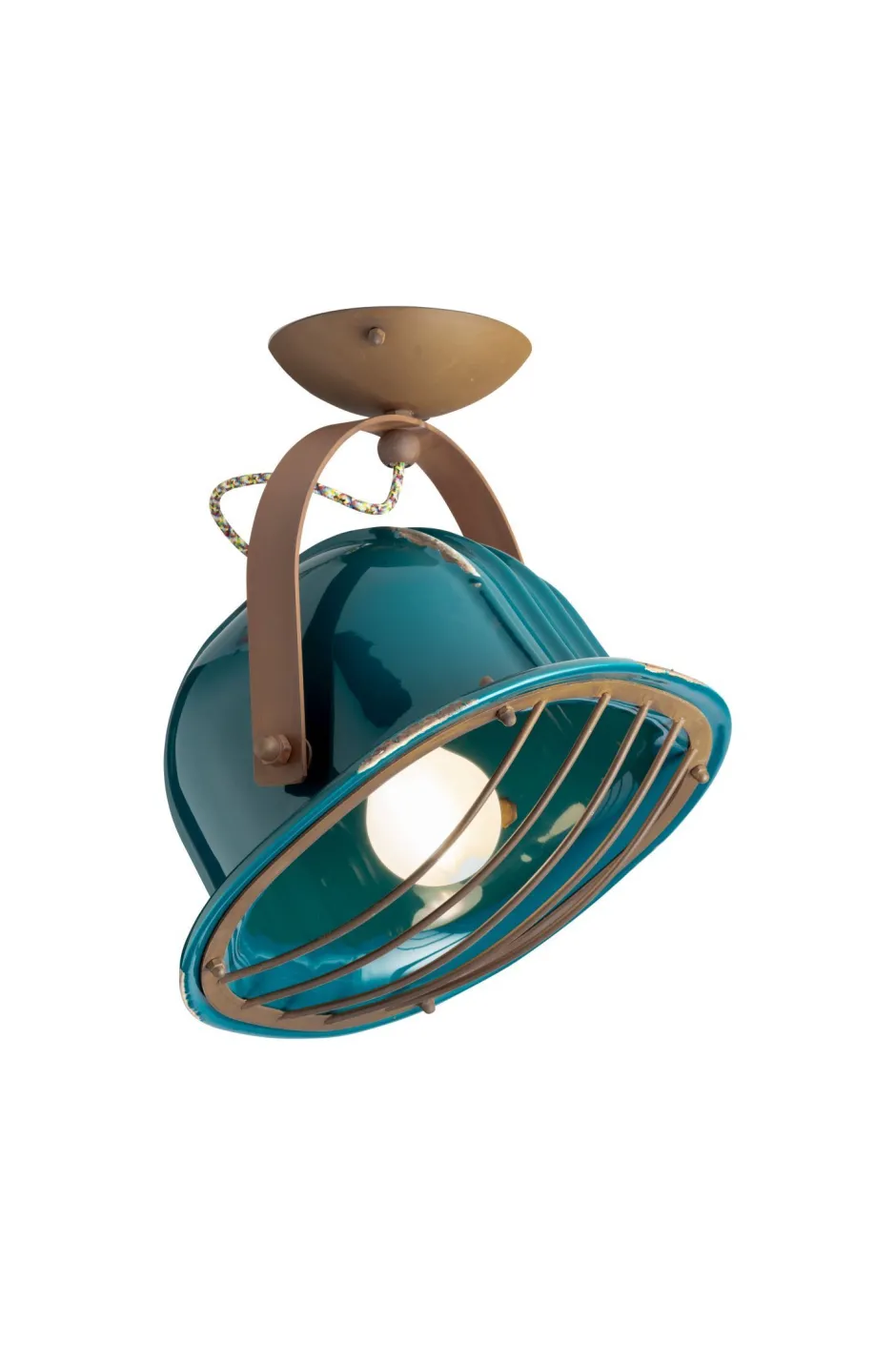 Wohnzimmerlampen|Keramiklampen*Ferroluce Deckenspot Metall Keramik verstellbar rund Ø 27 cm E27