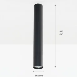 Spots|Küchenlampen*Nowodvorski Deckenspot Modern in Schwarz für den Esstisch