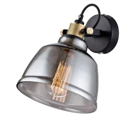 Maytoni Deckenspot Rauchglas Metall E27 verstellbar< Spots|Wandleuchten