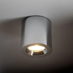 Metall Lampen|Küchenlampen*Nowodvorski Deckenstrahler Aluminium Aufputz IP44 GU10 in Chrom