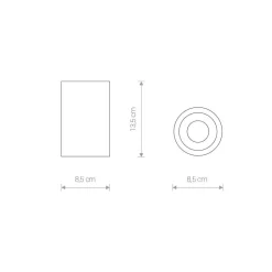 Spots|Feuchtraumleuchten*Nowodvorski Deckenstrahler Aluminium Glas IP54 Ø8,5cm rund