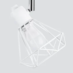 Deckenleuchten|Flurlampen*Sollux Deckenstrahler 3-flammig E27 Weiß 52 cm Retro verstellbar