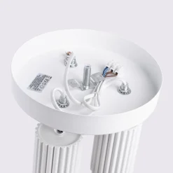 Flurlampen|Wohnzimmerlampen*Sollux Deckenstrahler 3-flammig GU10 rund Ø 19,5 cm klein Weiß BERTA