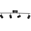 Flurlampen|Wohnzimmerlampen*By Rydéns Deckenstrahler 4-flammig GU10 83 cm lang Schwarz Metall