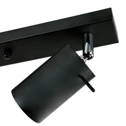 Easylight Deckenstrahler 4-flammig GU10 80 cm lang Schwarz Metall< Deckenleuchten|Flurlampen