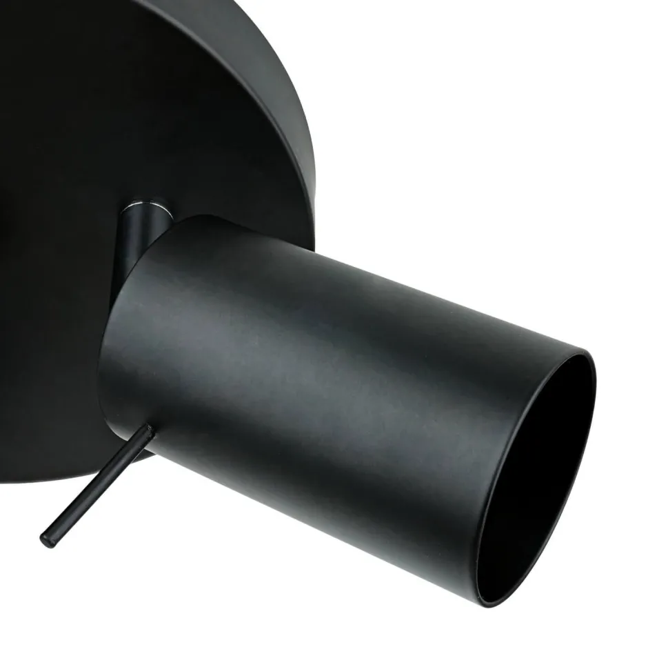 Deckenleuchten|Flurlampen*Easylight Deckenstrahler 3-flammig Schwarz Metall Ø 20 cm GU10