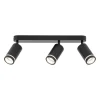 Deckenleuchten|Spots*TK Lighting Deckenstrahler 3-flammig Schwarz 55 cm lang Metall GU10