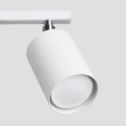 Sollux Deckenstrahler GU10 3-flammig Weiß Metall verstellbar< Deckenleuchten|Flurlampen