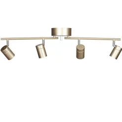 Flurlampen|Wohnzimmerlampen*By Rydéns Deckenstrahler GU10 4-flammig länglich 83 cm in Gold