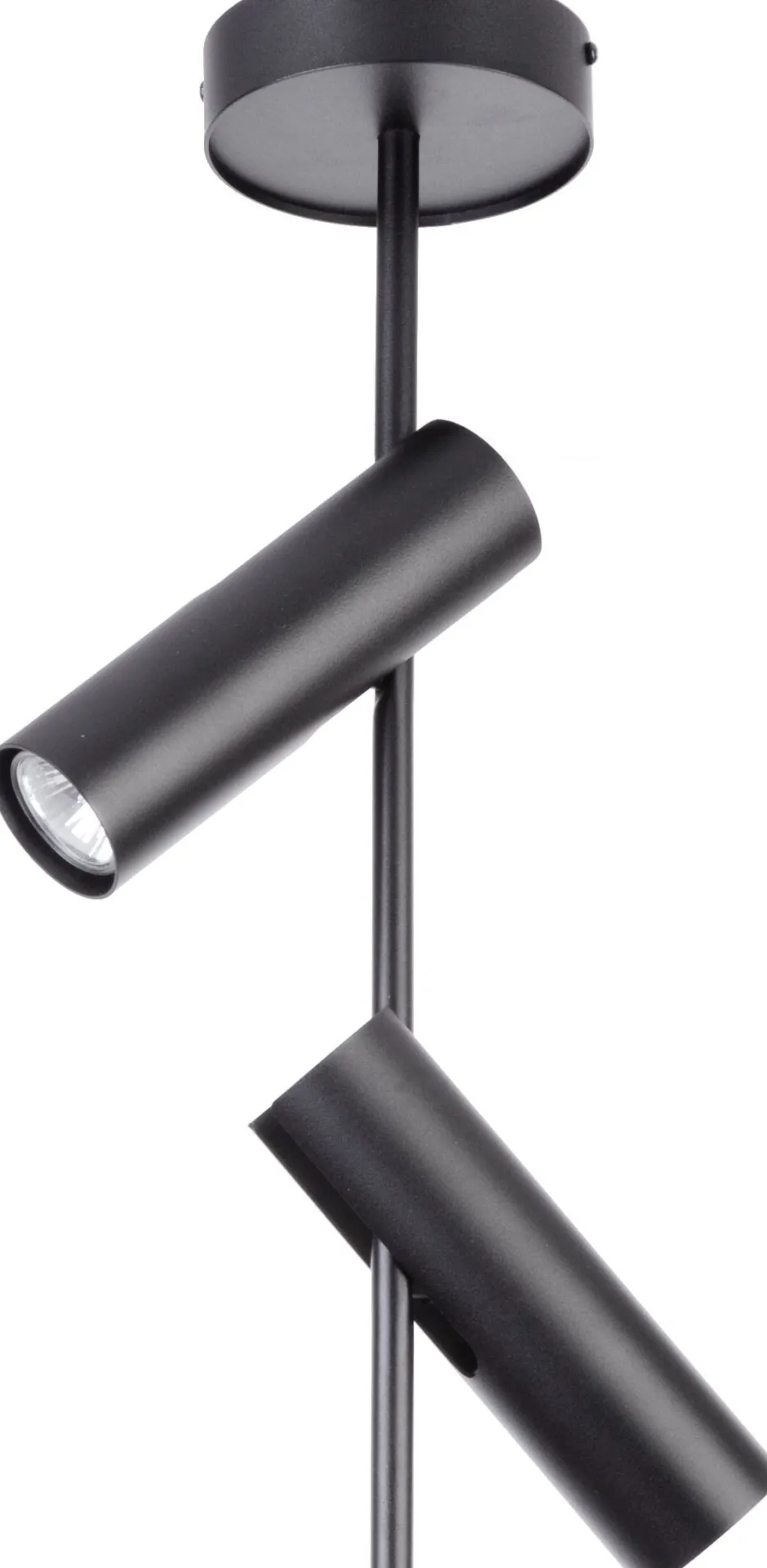 Deckenleuchten|Spots*Sigma Deckenstrahler GU10 Schwarz Metall flexibel H:55 cm