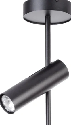 Deckenleuchten|Spots*Sigma Deckenstrahler GU10 Schwarz Metall flexibel H:55 cm