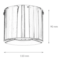 TK Lighting Deckenstrahler in Chrom Metall GU10 akzentuiertes Licht< Metall Lampen|Küchenlampen