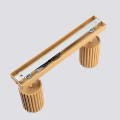 Flurlampen|Wohnzimmerlampen*Sollux Deckenstrahler in Gold 2-flammig GU10 B: 30 cm schwenkbar