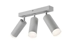 Lamkur Deckenstrahler Lampe Silber Aluminium Innenleuchte< Deckenleuchten|Flurlampen