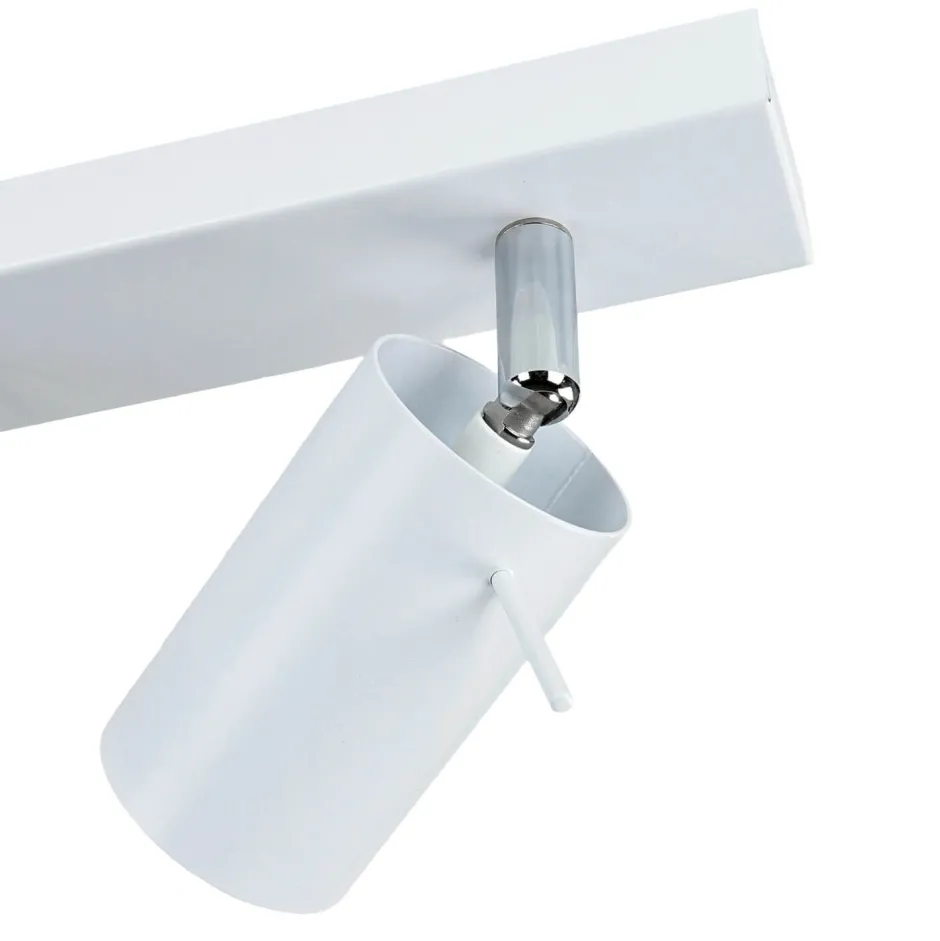 Easylight Deckenstrahler Metall 118 cm lang 6-flammig GU10 Weiß< Deckenleuchten|Flurlampen