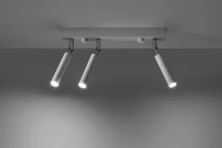 Sollux Deckenstrahler Metall 35 cm Weiß verstellbar 3-flammig< Deckenleuchten|Flurlampen