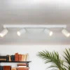 Deckenleuchten|Flurlampen*Easylight Deckenstrahler Metall 4-flammig 80 cm länglich GU10 Weiß