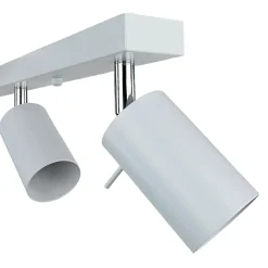 Deckenleuchten|Flurlampen*Easylight Deckenstrahler Metall 4-flammig 80 cm länglich GU10 Weiß