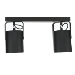 Easylight Deckenstrahler Schwarz 2 flmg E27< Deckenleuchten|Flurlampen