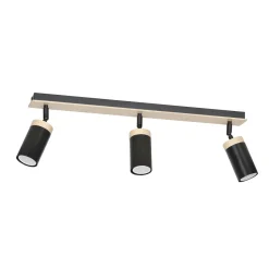 Emibig Deckenstrahler Schwarz 72cm lang Skandinavisch< Deckenleuchten|Spots