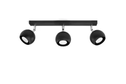 Sollux Deckenstrahler Schwarz L:45cm Retro FAVONIA Aufbau< Deckenleuchten|Spots