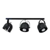 Emibig Deckenstrahler Schwarz Metall 3-flammig E27 Retro< Deckenleuchten|Spots
