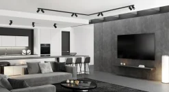 Deckenleuchten|Spots*Nowodvorski Deckenstrahler Schwarz 2x 2 m schwenkbar 8x GU10