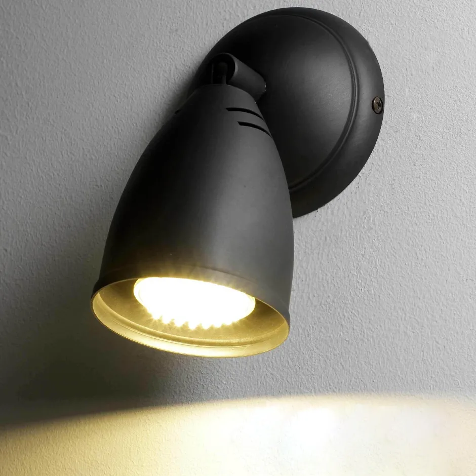 Giovanni Battista Deckenstrahler Stoccolma Schwarz< Wandleuchten|Flurlampen