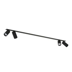 Deckenleuchten|Spots*Nowodvorski Deckenstrahler Unterputz 118 cm lang 4-flammig GU10 Schwarz