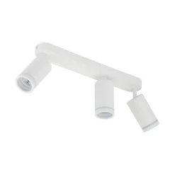 TK Lighting Deckenstrahler Weiß 55 cm lang Metall GU10 3-flammig< Deckenleuchten|Flurlampen