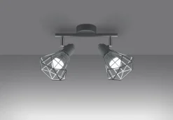 Deckenleuchten|Flurlampen*Sollux Deckenstrahler Weiß 31 cm lang verstellbar E27 Metall