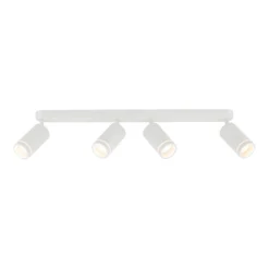 Deckenleuchten|Flurlampen*TK Lighting Deckenstrahler Weiß 4-flammig 74 cm lang Metall GU10