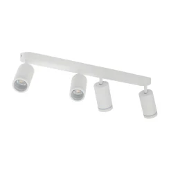 Deckenleuchten|Flurlampen*TK Lighting Deckenstrahler Weiß 4-flammig 74 cm lang Metall GU10