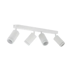 Deckenleuchten|Flurlampen*TK Lighting Deckenstrahler Weiß 4-flammig 74 cm lang Metall GU10