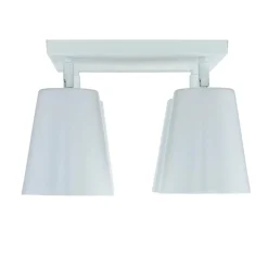 Deckenleuchten|Spots*Emibig Deckenstrahler Weiß Gold Metall Retro 4-flammig E27