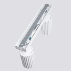 Flurlampen|Wohnzimmerlampen*Sollux Deckenstrahler Weiß GU10 2-flammig B: 30 cm klein Modern