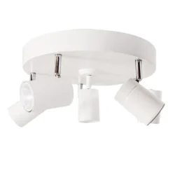 Flurlampen|Wohnzimmerlampen*By Rydéns Deckenstrahler Weiß GU10 4-flammig klein Ø 30 cm