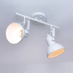 Deckenleuchten|Flurlampen*Easylight Deckenstrahler Weiß Retro Design E14 Wohnzimmer