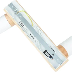 Emibig Deckenstrahler Weiß Skandinavisch mit Holz 2x GU10< Lampen Aus Aller Welt|Küchenlampen