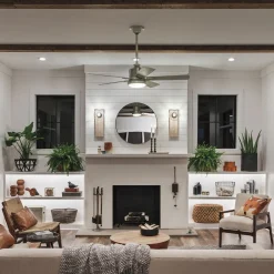 Deckenleuchten*Elstead Deckenventilator mit Fernbedienung LED Beleuchtung dimmbar