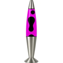Easylight Deko Lavalampe Rosa Schwarz 42 cm Retro JENNY< Glaslampen|Metall Lampen