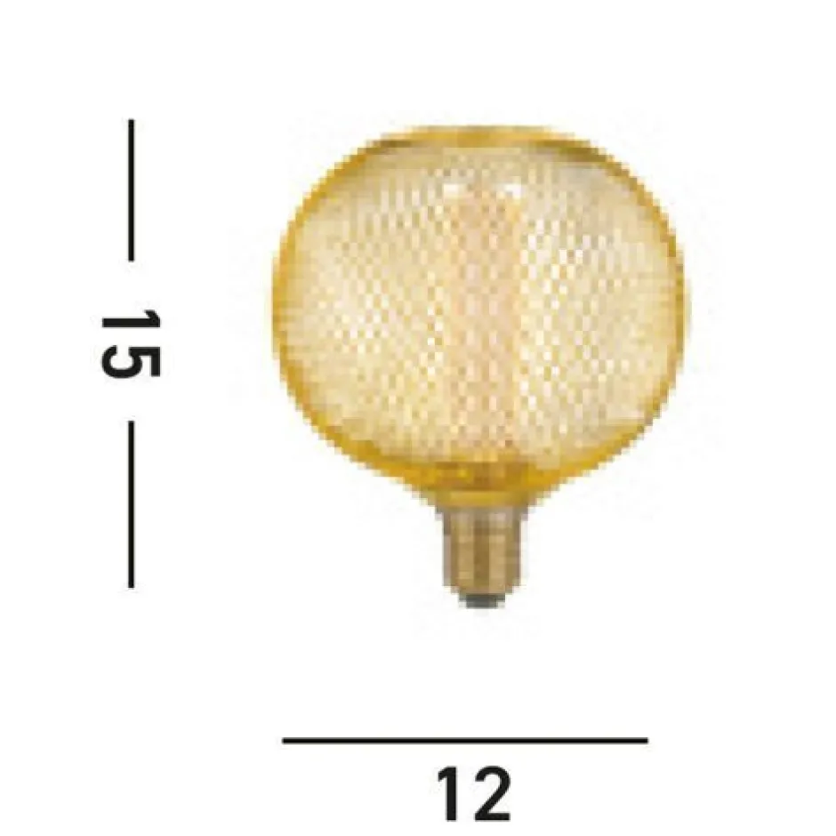 Leuchtmittel*Searchlight Deko Leuchtmittel LED in Gold E27 1800 K 120 lm dimmbar - LM175